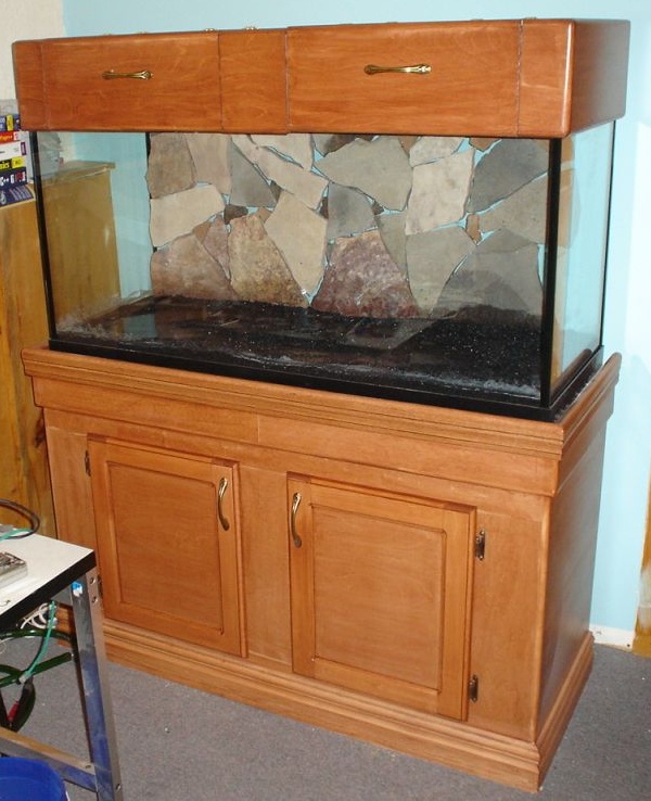 Wood Fish Tank Stands. my DIY Aquarium stand and